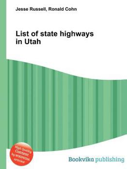 Paperback List of State Highways in Utah Book