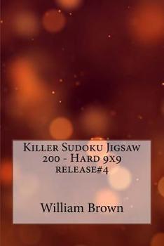 Paperback Killer Sudoku Jigsaw 200 - Hard 9x9 release#4 Book