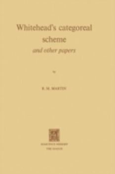 Paperback Whitehead's Categoreal Scheme and Other Papers Book