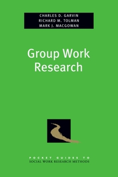 Group Work Research - Book  of the Pocket Guides to Social Work Research Methods