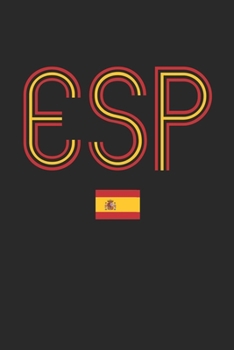 Vintage Spain Notebook - Spain Diary - Retro Spanish Flag Journal - Spain Gifts: Medium College-Ruled Journey Diary, 110 page, Lined, 6x9 (15.2 x 22.9 cm)