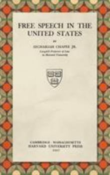 Hardcover Free Speech in the United States (1967) Book