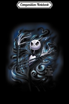 Paperback Composition Notebook: Disney Nightmare Before Christmas Jack Fog Journal/Notebook Blank Lined Ruled 6x9 100 Pages Book
