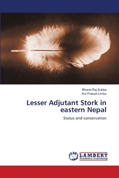 Paperback Lesser Adjutant Stork in eastern Nepal Book