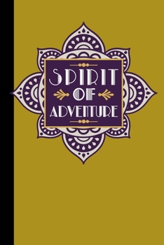 Spirit Of Adventure: Notebook Journals for Teen Girls Women Her, Vintage Style, Organiser, 100 Pages Ruled White Paper, Gift