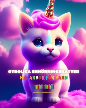 Otroliga enhörningskatter Målarbok för barn Bedårande varelser fulla av kärlek Perfekt present till barn: Glada enhörningskatter som stimulerar barns kreativitet och lekfullhet (Swedish Edition)
