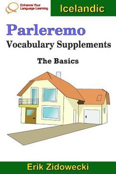 Paperback Parleremo Vocabulary Supplements - The Basics - Icelandic Book