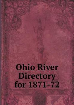 Paperback Ohio River Directory for 1871-72 Book