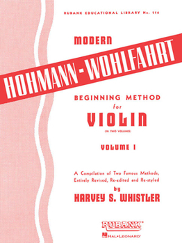 Paperback Modern Hohmann-Wohlfahrt Beginning Method for Violin: Volume 1 Book