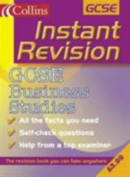 Paperback GCSE Business Studies (Instant Revision) Book