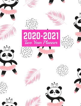 2020-2021 Two Year Planner: Cute 24-Month Planner & Calendar Large 8.5 x 11 (Jan 2020 - Dec 2021) Daily Weekly and Monthly Schedule Art Cover 00023191