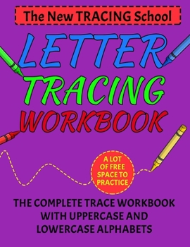 Paperback Letter Tracing: Workbook - Complete with Uppercase and Lowercase Alphabet - Using your fingers - Happy Animals Edition - Perfect for 3 Book