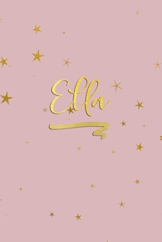 Ella: Personalized Journal to Write In | Rose Gold Line Journal