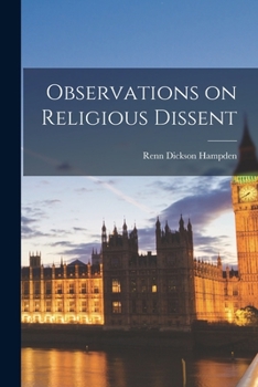 Paperback Observations on Religious Dissent Book