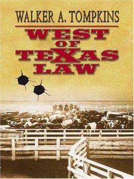 Paperback West of Texas Law [Large Print] Book