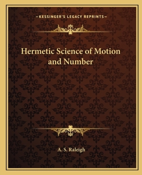 Paperback Hermetic Science of Motion and Number Book