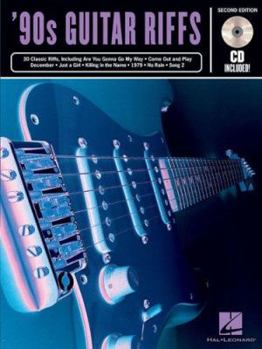 Paperback '90s Guitar Riffs Book