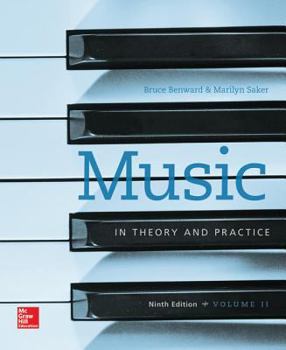 Paperback Music in Theory and Practice, Volume 2 [With Workbook] Book