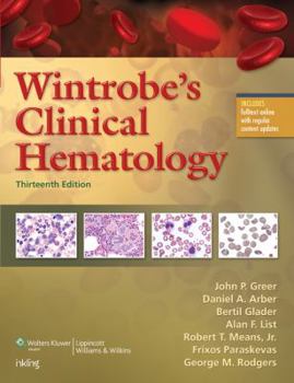 Hardcover Wintrobe's Clinical Hematology Book