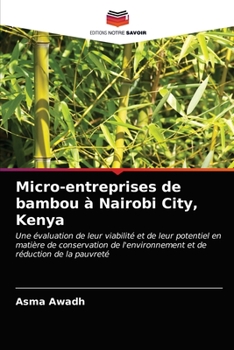 Paperback Micro-entreprises de bambou à Nairobi City, Kenya [French] Book