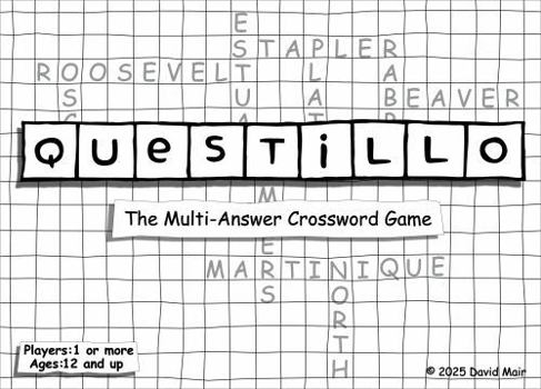 Paperback Questillo: the Multi-Answer Crossword Game Book