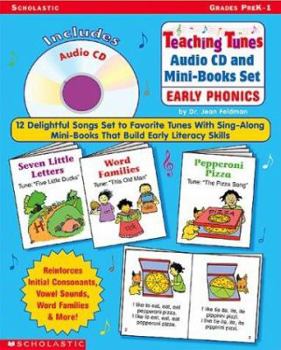 Paperback Teaching Tunes Audio CD and Mini-Books Sets Early Phonics: 12 Delightful Songs Set to Favorite Tunes With Sing-Along Mini-Books that teach Primary Concepts Book