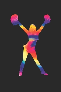 Tie Dye Cheerleading Notebook - Sports Gift for Cheerleader - Cheerleading Journal - Cheerleading Diary: Medium College-Ruled Journey Diary, 110 page, Lined, 6x9 (15.2 x 22.9 cm)