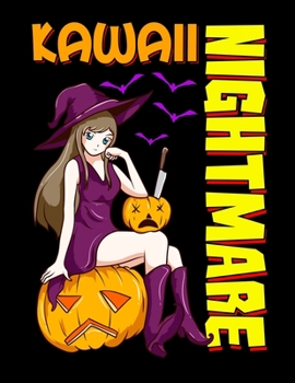 Kawaii Nightmare: Kawaii Nightmare Halloween Anime Celestial Princess Manga Blank Anime Manga Comic Book Notebook (130 Comic Template Pages, 8.5 x 11)