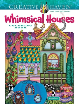Paperback Creative Haven Whimsical Houses Coloring Book