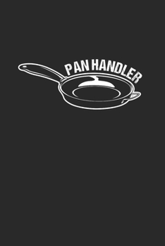 Pan Handler: Cool Animated Frying Pan Design For Cook Notebook Composition Book Novelty Gift (6"x9") Lined Notebook to write in