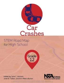 Paperback Car Crashes, Grade 12: Stem Road Map for High School Book