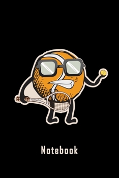 Paperback Notebook: 6x9 TENNIS lined ruled paper notebook notes Book