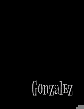 Paperback Gonzalez Entrepreneur Personalized Minimalist Grid Notebook - 8.5x11 100 grid pages- Matte Gonzalez Personalized Matte Silk Cover with sturdy white pa Book