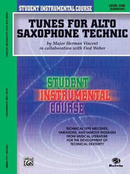 Paperback Tunes for Alto Saxophone Technic: Level One (Elementary) Book