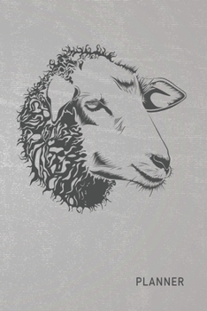 Planner: Sheep 1 Year Daily Planner (12 Months) | 2020 - 2021 | 365 Pages for Planning | January 20 - December 20 | Appointment Calendar Schedule | Plan Each Day Set Goals & Get Stuff Done