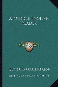 Paperback A Middle English Reader Book