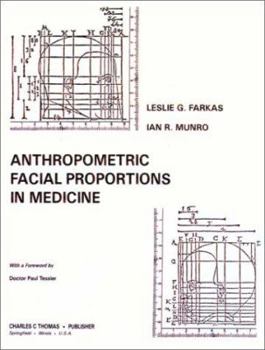 Hardcover Anthropometric Facial Proportions in Medicine Book
