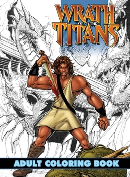 Paperback Wrath of the Titans: Adult Coloring Book