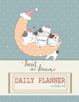 Notebook: Daily planner notebook with  cute cover and daily planner pages, Extra large (8.5 x 11) inches, 110 pages, planner notebooks
