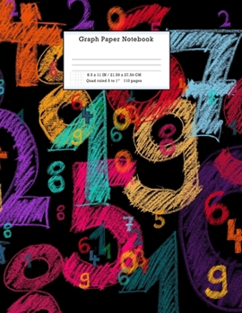 Paperback Graph Paper Notebook: Grid Paper Notebook 110 Sheets Large 8.5 x 11 Quad Ruled 5x5 Book