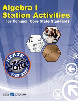 Paperback Algebra 1 Station Activities for Common Core Standards Book