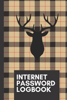 Paperback Internet Password Log Book: Forgotten Passwords Notebook - Different Accounts - Website Log In - Internet - Online Passwords - Easy to Remember - Book