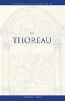 On Thoreau (Wadsworth Philosophers Series) - Book  of the Wadsworth Philosophers Series