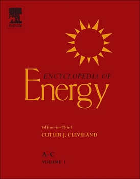 Hardcover Encyclopedia of Energy (Encyclopedia of Energy Series) Book