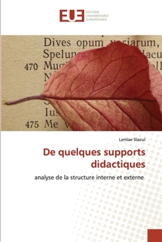 Paperback De quelques supports didactiques [French] Book