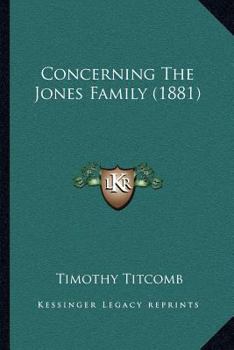 Concerning The Jones Family