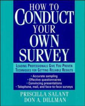 Paperback How to Conduct Your Own Survey Book
