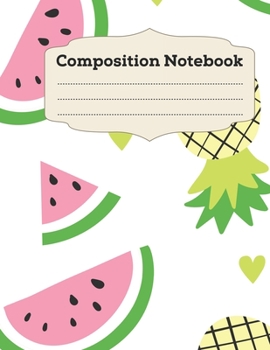 Paperback Composition Notebook: Wide Ruled Lined Paper Notebook Journal, Large (8.5 x 11 inches) - 100 Pages Book