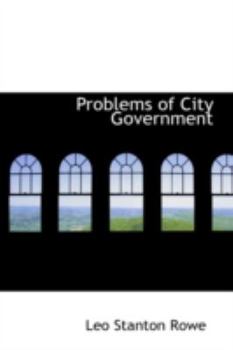 Paperback Problems of City Government Book