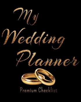 My Wedding Planner a Portable Guide to Organizing Your Dream Wedding 2021 / 2020 Wedding Planner golden wedding rings Aureate Gold design Auric Style ... Budget Planner Bride Wedding Engagement Gift